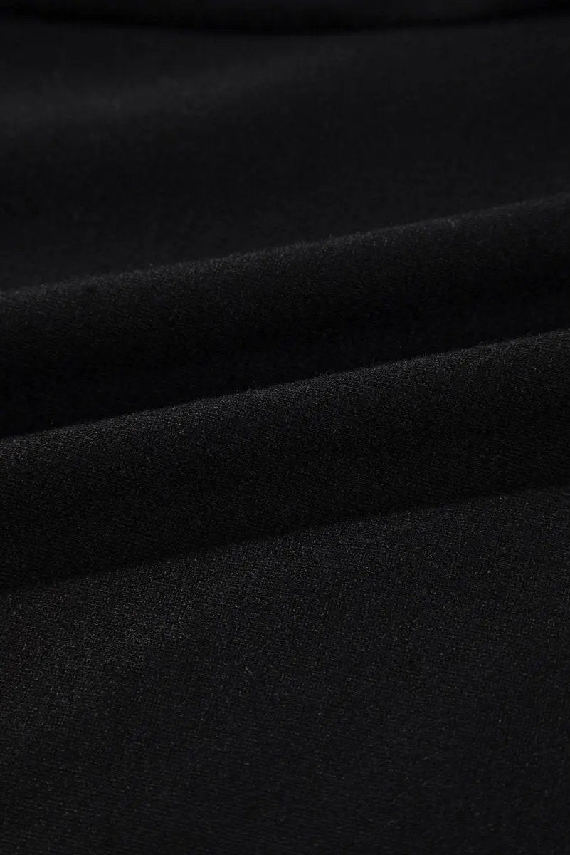 Black White Tie V Neck Pintuck Sleeveless Loose Romper - Love Salve